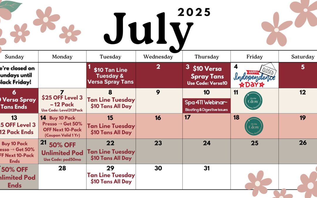 ☀️ July at The Body Shop Spa: Hot Deals, Cool Services, & Summer Wellness! 🌼